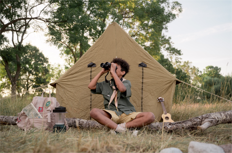 A boy Scout