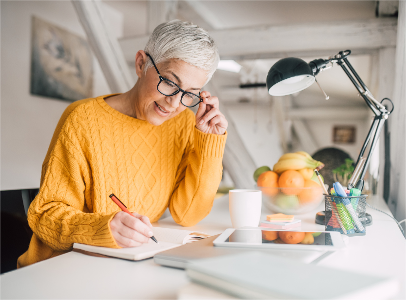 A writer is crafting compelling fundraising invitation content.