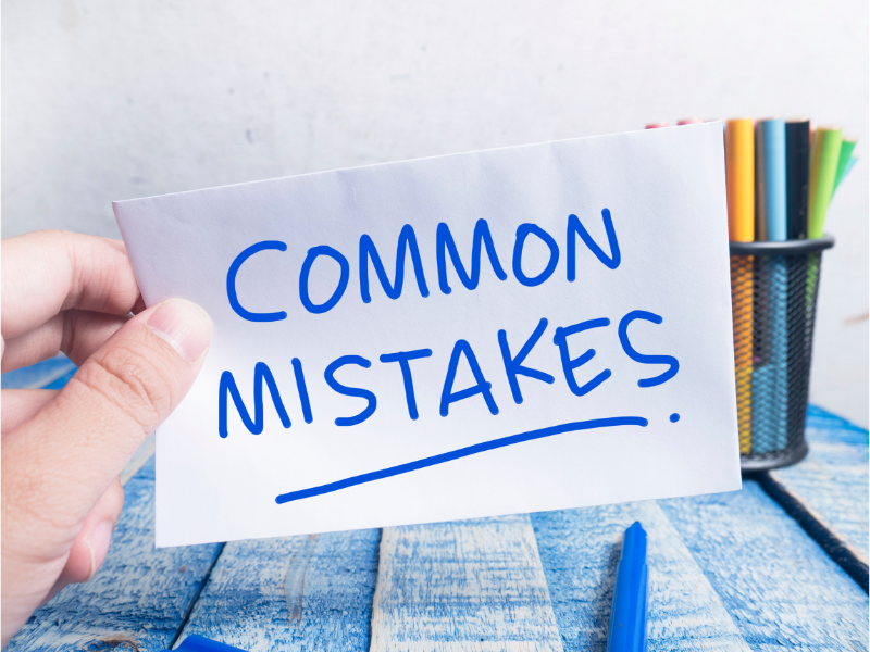Common mistakes of online fundraising.