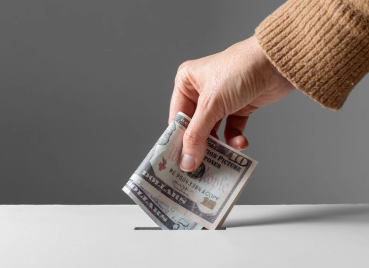 How to donate money