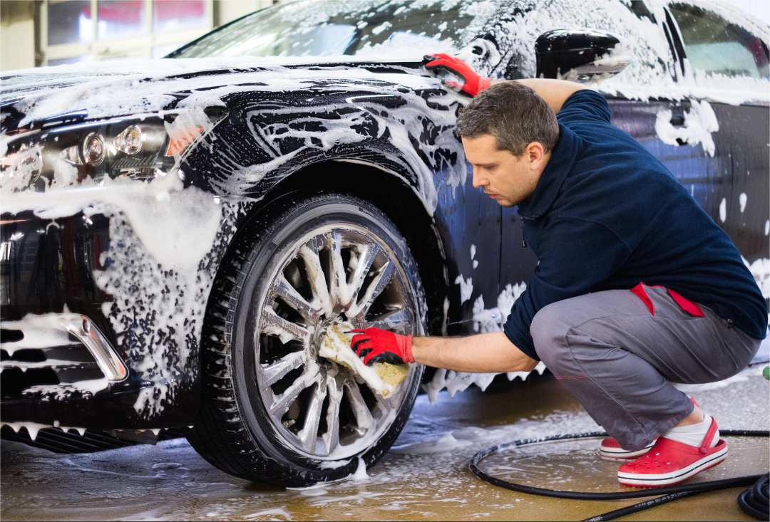 Car wash fundraising.