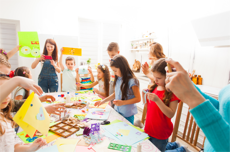 Planning a DIY workshop is an easy fundraising idea for a small group.