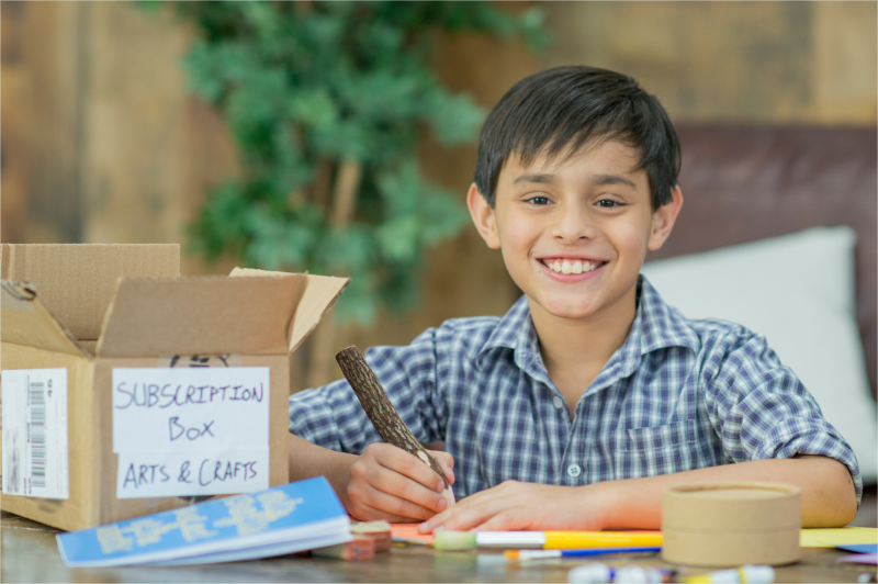 Monthly subscription boxes is a good PTA fundraising idea.