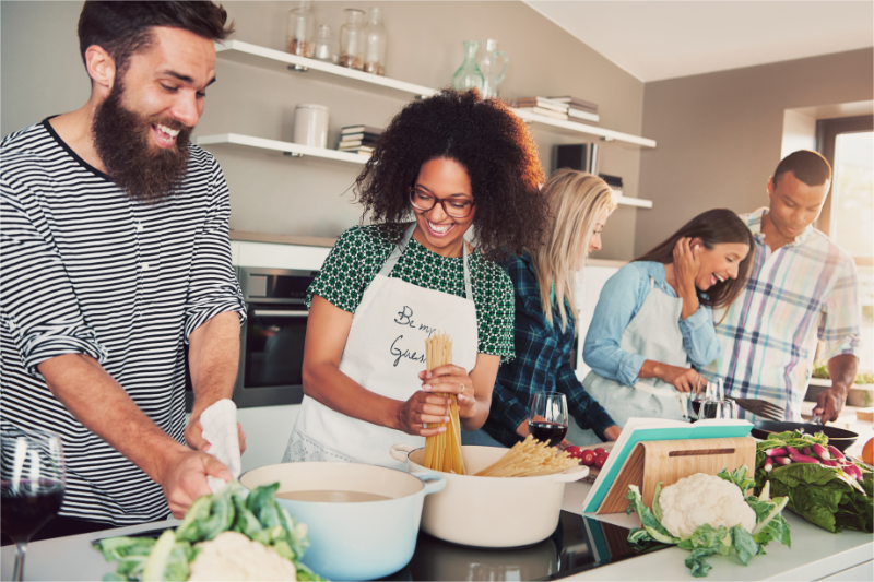 Interactive food fundraising ideas.