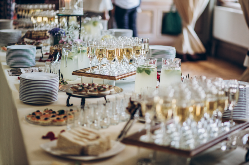 A restaurant fundraising event.