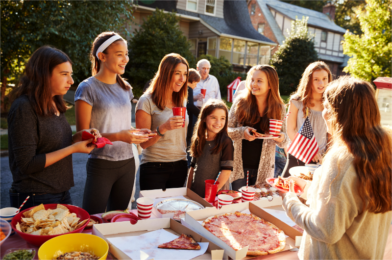 Food-related fundraisers to raise money.