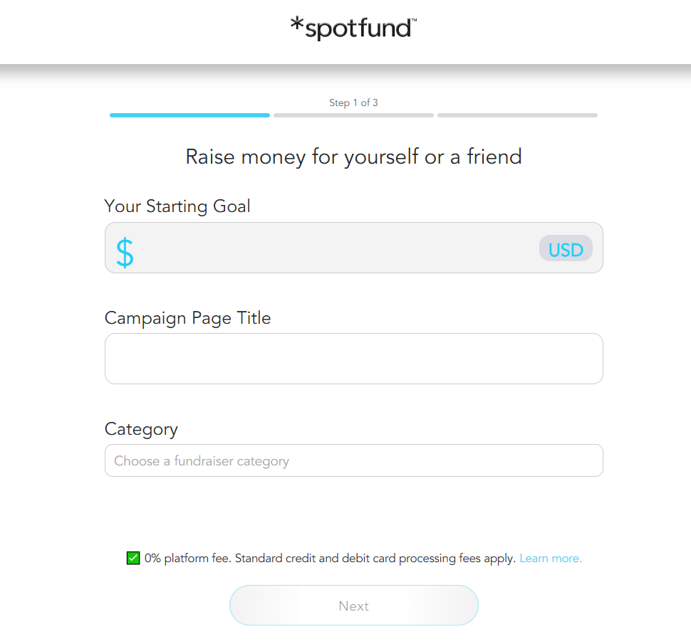 set your fundraising goal for los angeles wildfire