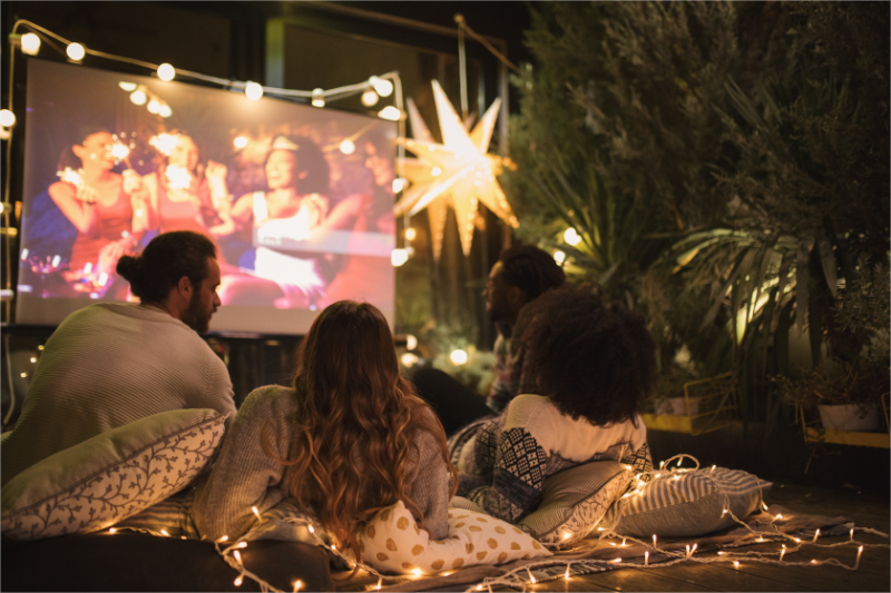 Virtual movie nights.