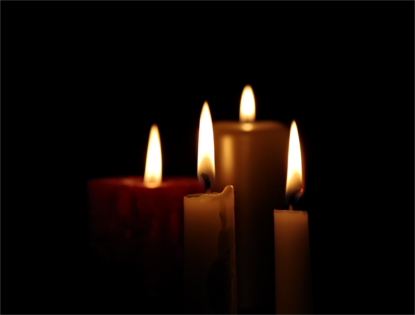 Candles for funeral.