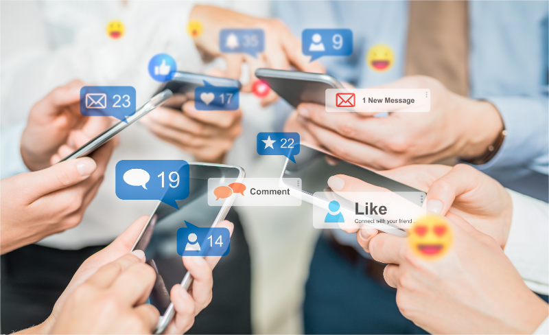 Engage donors via social media.
