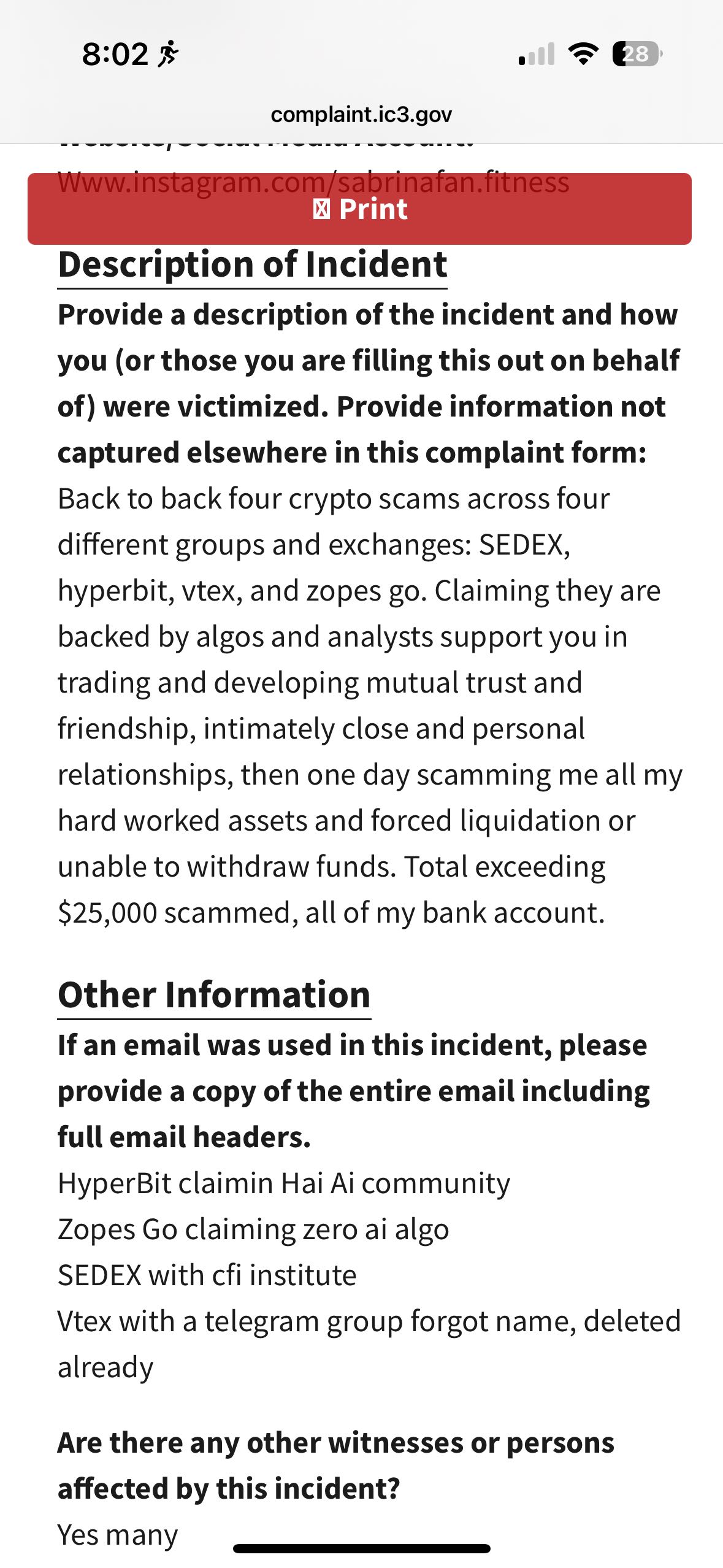 CryptoScam - Fundraiser by Sabrina Fan on *spotfund